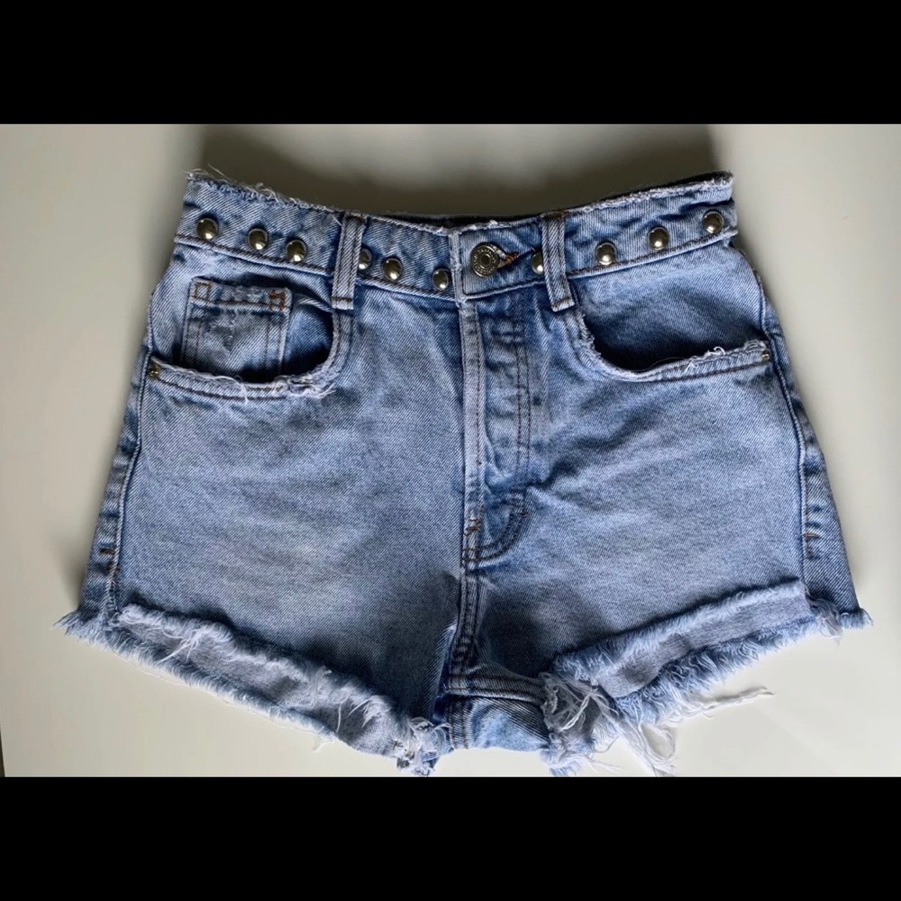 Zara denim shorts